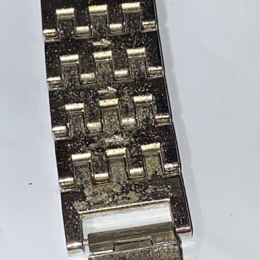 Studio Time Women's Silver Tone Rhinestone Bezel Chronograph Quartz Watch OS - Picture 8 of 10